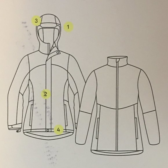 ALL IN MOTION "3 in 1" Boys Jacket  🧥 NEW WITH TAGS!   S(6/7) - Picture 7 of 11